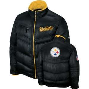  Steelers  Black  2008 Shield Heavyweight Sideline Jacket 