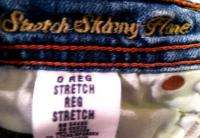 AMERICAN EAGLE Stretch Skinny Flare Jeans Size 0 Reg  