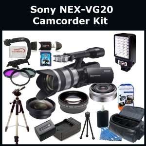 Sony NEX VG20 Interchangeable Lens HD Handycam Camcorder With 18 200mm 