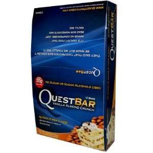  Quest Bar  Protein Bar, Vanilla Almond Crunch, 2.12oz each 