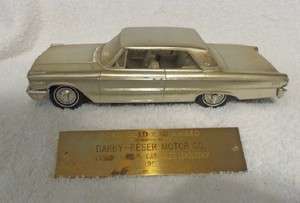 1963 Ford Galaxie Gold Award 2Dr Promotional Model Car  
