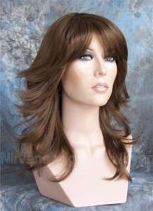 SALE.Light Brown med/Long Layered wig/wigs  