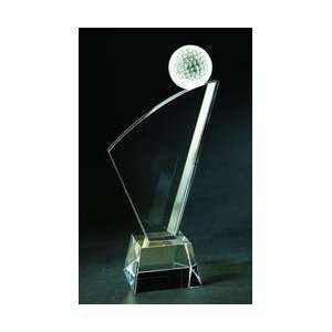  Award C169    Golf Optical Crystal Award/Trophy. Office 