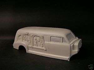 48 Chevy John Little Carved Hearse Resin Body #142  