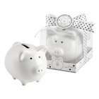   Saver Favor Ceramic Mini Piggy Bank in Gift Box with Polka Dot Bow