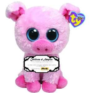   Ty Beanie Boo Corky the Pig with Adoption Certificate Toys & Games