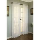   Fashions Hydrangea Top Curtain Panel in White   Size 95 H x 54 W