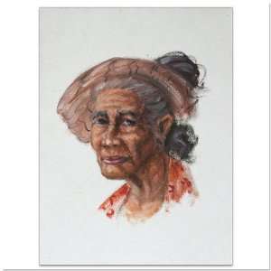  My Grandmother~Bali Modern Paintings On Canvas~New Art 