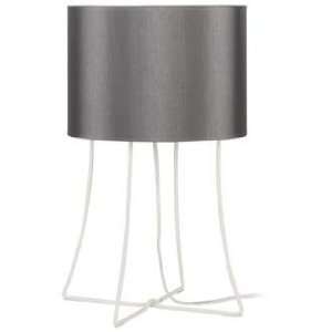   Up Virgil Table Platinum Silk Glow Shade Table Lamp