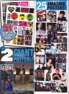 BLINK 182 KERRANG POSTER SPECIAL 25 POSTERS + 2 GIANT + 31 STICKERS 
