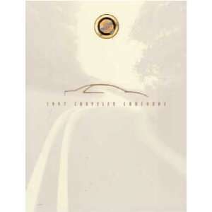  1997 CHRYSLER CONCORDE Sales Folder Literature Guide Automotive