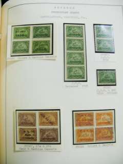 US Stamps Back Of Book Early Collection Scott Album  