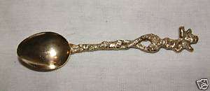 Decorative Silver Tea Spoon Made in Italy. Collectible  
