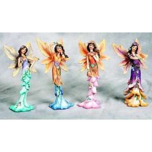  Polyresin Set of 4 Fairies