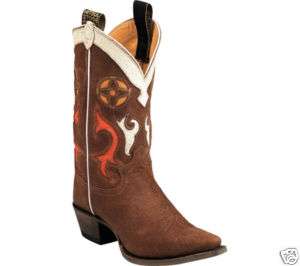 Justin Vintage Ladies Cowboy Boots L6307 Brown  