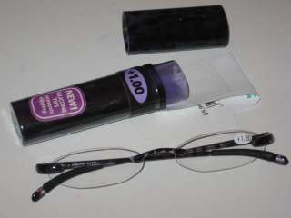   Light Purple Black Cheaters Readers Eye Glasses 1.00 New 