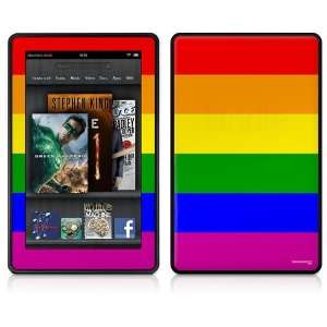   Kindle Fire Skin   Rainbow Stripes 