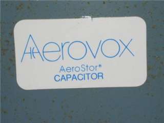 AEROVOX AEROSTOR HV CAPACITOR 25.0 kV  