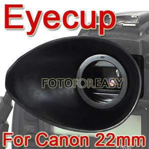 22mm Eyecup for Canon EOS 3/5 10D 20D 30D 40D 50D Leica  