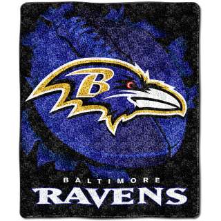 Northwest Baltimore Ravens 50 inch x 60 inch Sherpa Throw    