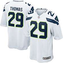   Nike Seattle Seahawks Earl Thomas Game White Jersey   