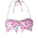 Pink (Pink) Frilled Floral Bikini Top  233730770  New Look   Pink