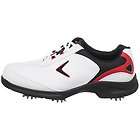 New Callaway Golf Sport Era Golf Shoes WHITE/BLACK/RED Size 8 Medium 