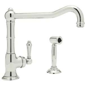  Single Side Lever Country Kitchen Faucet With Sidespray 