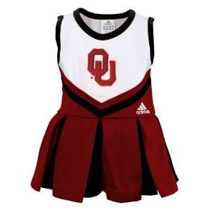  Adidas Oklahoma Sooners Crimson 2 Piece Youth Cheerleader 