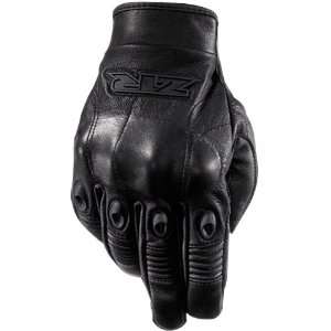 Z1R Surge Leather Shorty Mens Leather Street Bike Motorcycle Gloves 