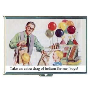  High on Helium Retro Fun, ID Holder, Cigarette Case or Wallet MADE 