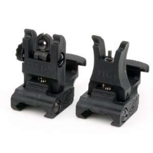  A.R.M.S. #71L series, Front and Rear Sights Set. Black 