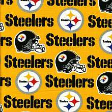 NFL Pittsburgh Steelers Cotton Print Fabric   