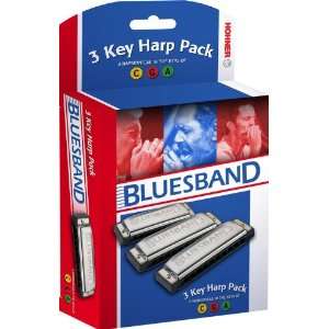  Hohner Blues Band Harmonica Value Pack Musical 