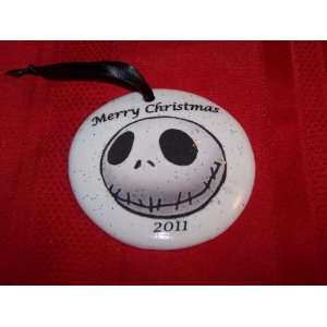 Nightmare Before Christmas Jack the Skeleton King Ornament ~ Ceramic 