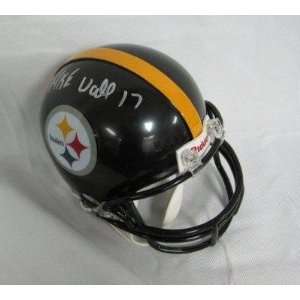  Mike Wallace Auto/Signed Steelers Mini Helmet JSA   Autographed MLB 