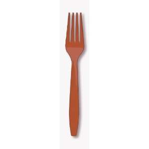  Terra Cotta Plastic Forks   288 Count 