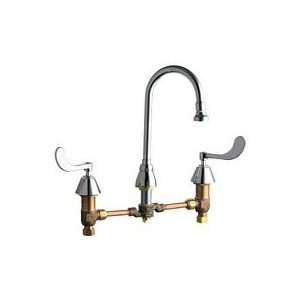  Chicago Faucets 786 WCCP Chrome Manual Deck Mounted 12 
