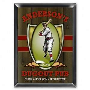  Personalized Dugout Pub Sign