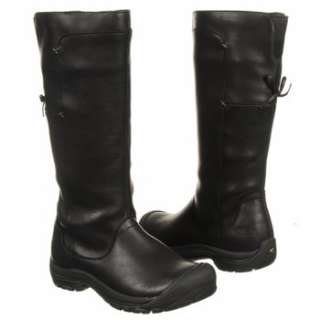 Womens Keen Shelby High Boot Black Leather Shoes 