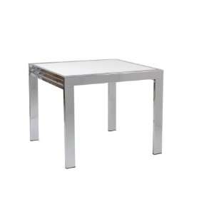  30300A/30307G Duo Square Extending Table with Pure White 