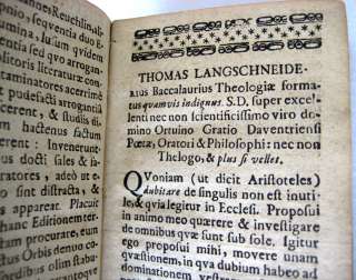 Epistolae Obscurorum Virorum   Dunkelmännerbrief 1619  
