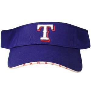 GENUINE MLB TEXAS RANGERS VISOR HAT CAP COTTON BLUE  