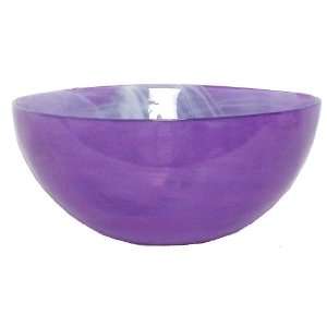   Recycled Art Glass Large Grape Salad Bowl 11.5D, 5H