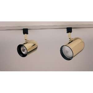  PLC Lighting Bullet Track Fixture in Polished Brass Finish 