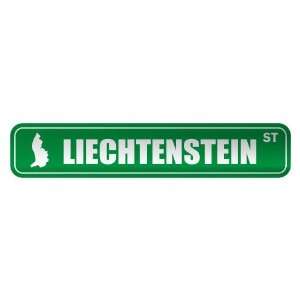   LIECHTENSTEIN ST  STREET SIGN COUNTRY