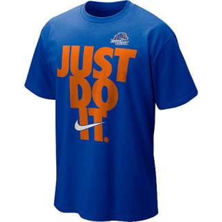 Nike Boise State Broncos Mens JUST DO IT T Shirt   