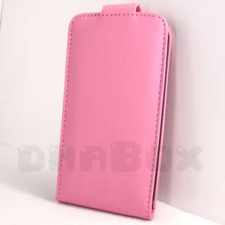 For LG Optimus BLACK P970 , Leather Case Cover Skin Film f_Pink  