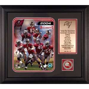  Tampa Bay Buccaneers Framed 2004 NFL Team Photograph with 