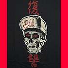 New Lucky 13 Gothic Punk Rockabilly Felon Asian Skull Mens Black T 